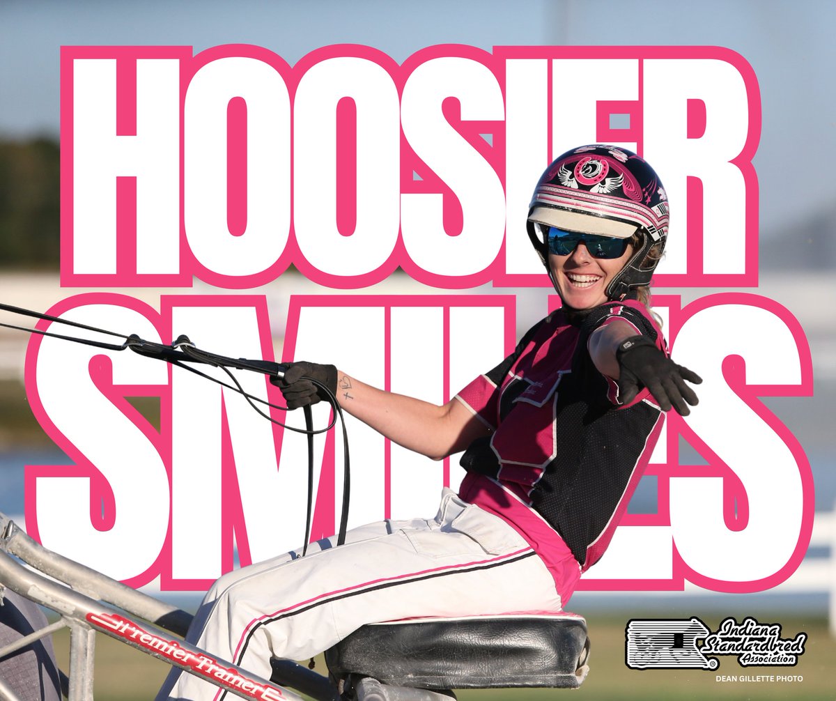 𝗛𝗔𝗣𝗣𝗬 𝗛𝗢𝗢𝗦𝗜𝗘𝗥 𝗣𝗔𝗥𝗞 𝗦𝗠𝗜𝗟𝗘𝗦

📷: <a href="/harnessindiana/">Dean Gillette</a>
#racelikeahoosier #playhp <a href="/HoP_Racing/">Harrah's Hoosier Park</a>