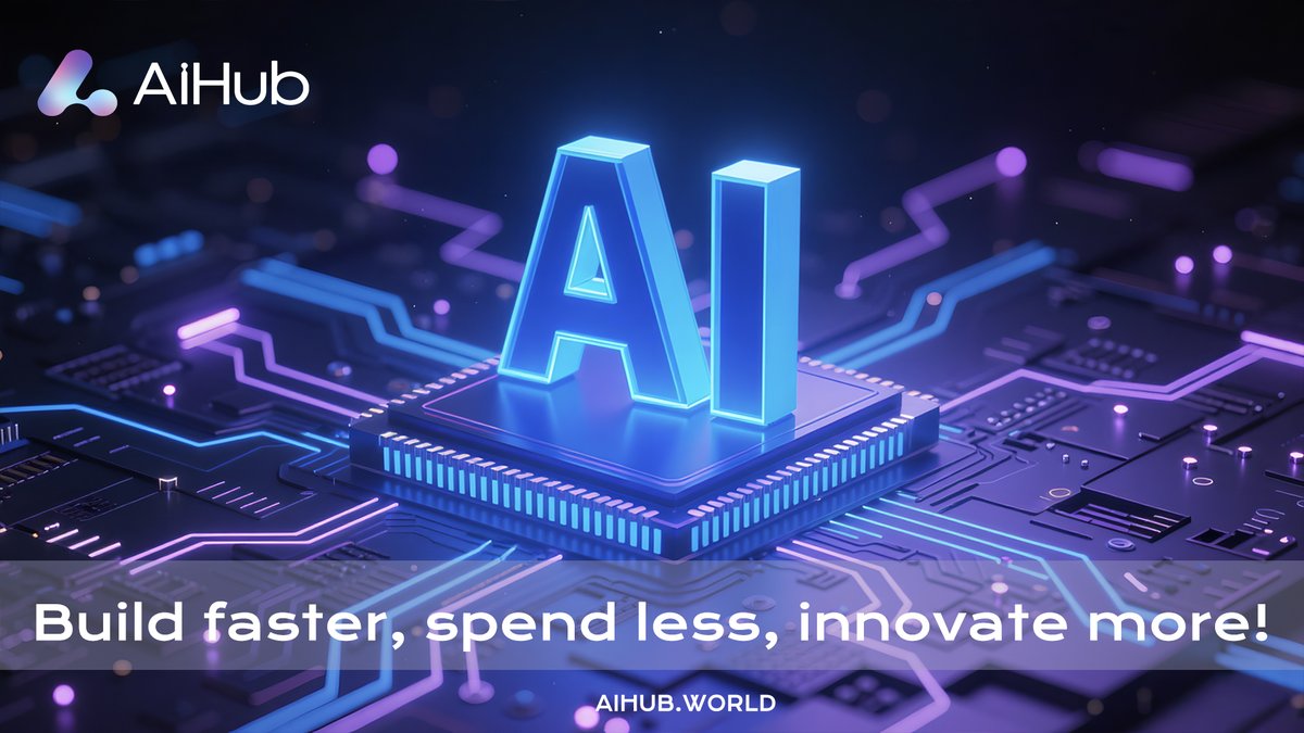 🤖 Stop reinventing the wheel! 

☀️ At #AIHub, the platform democratizes #AI by connecting existing tools into powerful solutions. 

🚀 Build faster, spend less, innovate more!

$AIH