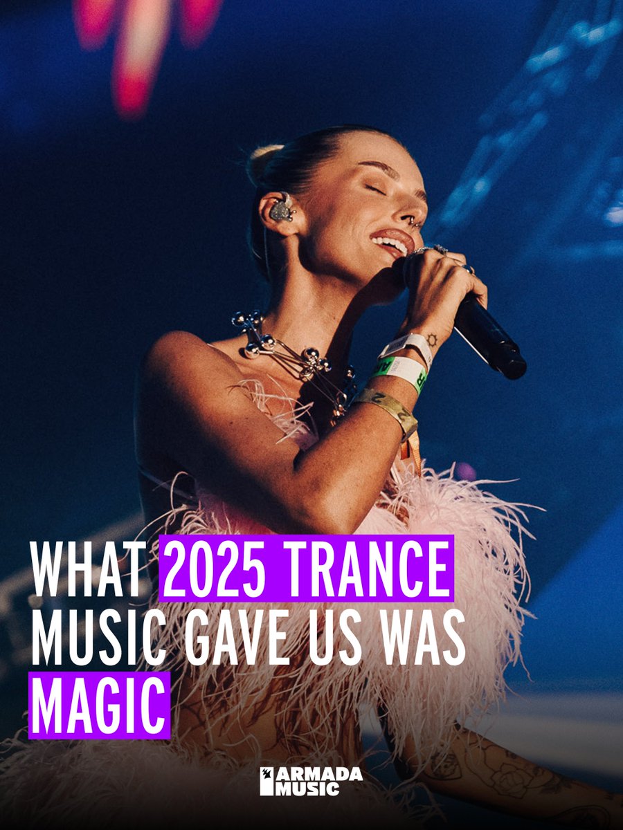 Armada's tweet image. Trance in 2025 hit harder than ever ⚡From emotional anthems to high-BPM weapons, this year proved the genre's still evolving, and still giving us goosebumps 🙌

Here’s what 2025 trance gave us so far 👇

Which one’s been your anthem of the year? 💬