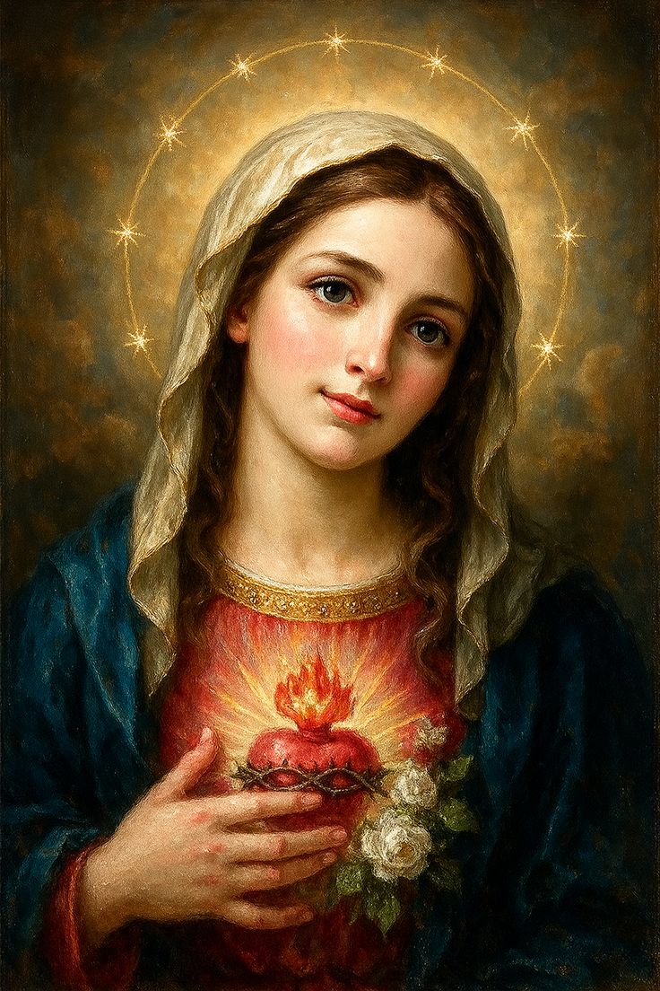 Immaculate heart of Mary pray for us