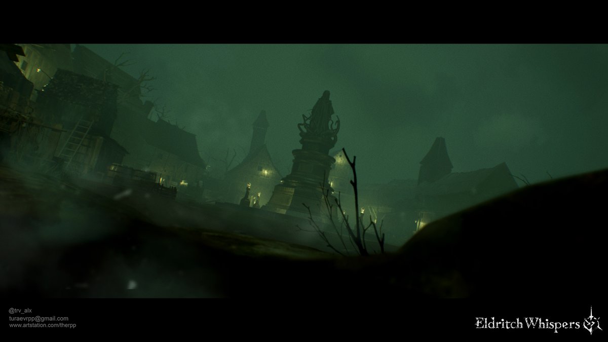 turaev_alexey's tweet image. #horror #unrealengine5 #environement #leveldesign #darkfantasy #lineart #lovecraft #innsmouth