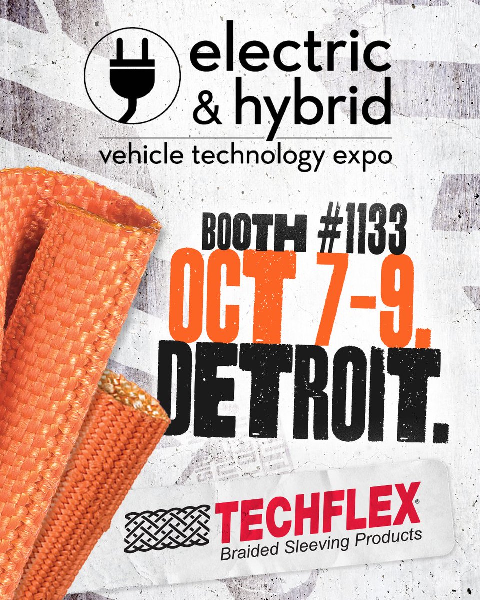 Techflex_inc's tweet image. ⚡ It’s been an incredible week at North America’s leading EV &amp;amp; battery exhibition here in Detroit — but there’s still time to connect! Let’s talk innovation, collaboration, and the future of electrification, today at Booth #1133 🚗