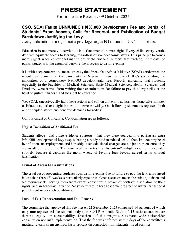 SpeakOut Africa Initiative tweet media