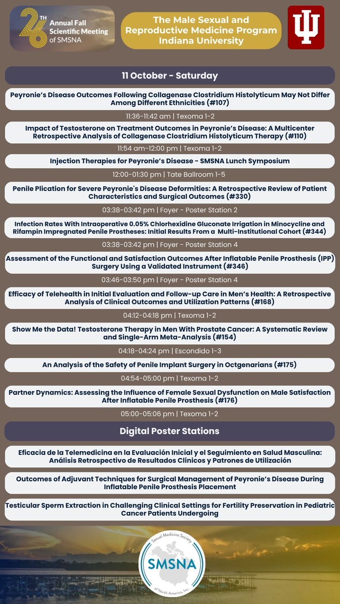 🏁 It’s go time! #SMSNA starts today and our team is set to shine. Don’t miss our groundbreaking research and insights!