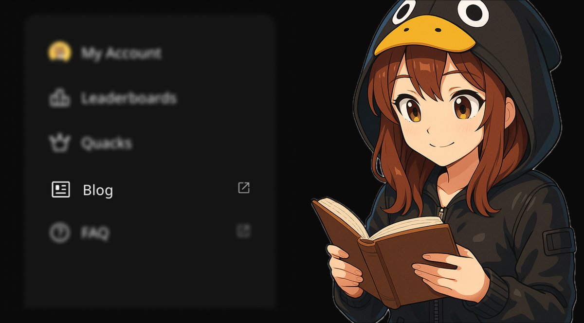 SpassiJake's tweet image. Gomtu tracking just leveled up
@wallchain_xyz ranks now visible
Quack daily, hit Early Quacker, climb 7D LB
Sync @idOS_network creds, farm rewards
gQuack