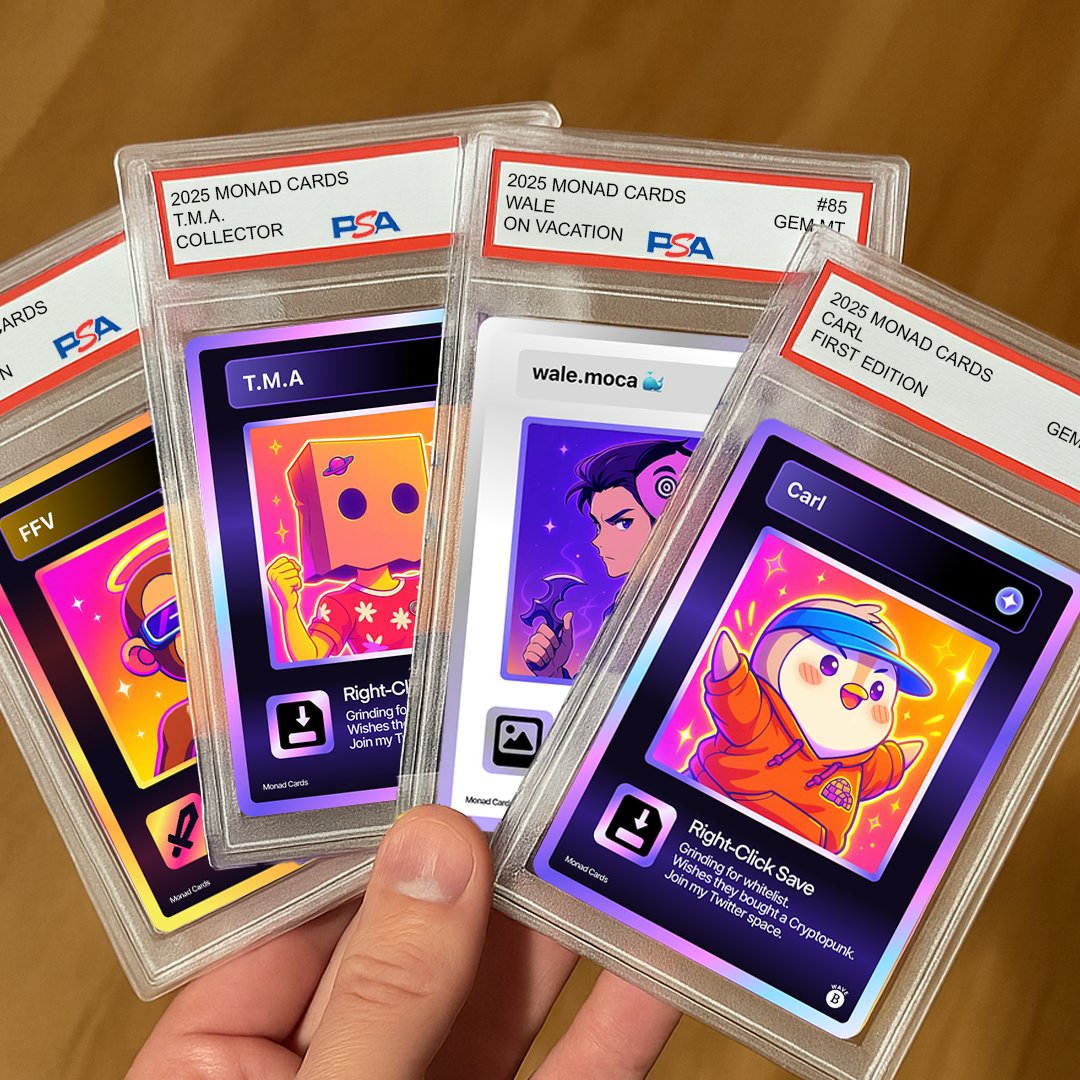 Carl_m101's tweet image. Would you collect physical Monad cards?