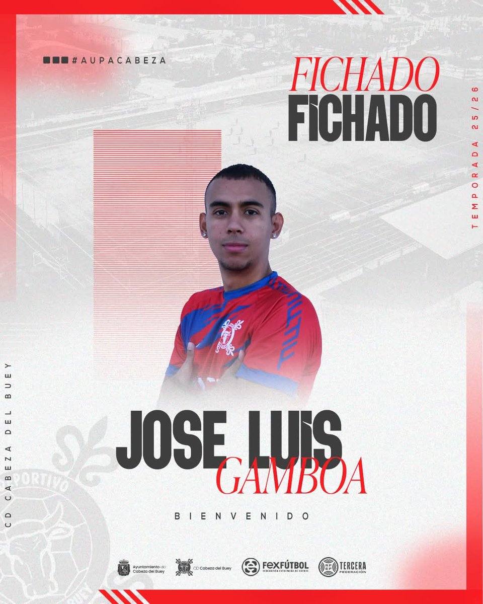 🔴 FICHAJE

🔙 ¡VUELVE GAMBOA! 🔥
Jose Luis Gamboa regresa a su casa para volver a defender nuestros colores.

💪 Jugador vertical, con gran uno para uno. Ya demostró su calidad en la temporada 23/24 y ahora vuelve con más ilusión y ganas de aportar todo al equipo.

#aupacabeza
