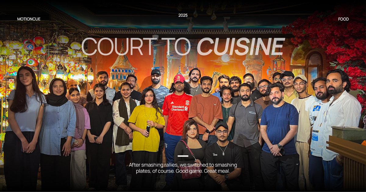 motioncue's tweet photo. padel rallies, laughter, and a lunch that healed all our sore muscles, we know how to turn a day out into memories we’ll actually remember 😎✨

#dayout #team #teamlunch #workbesties #padel #workculture #companyculture #motioncue #creativeagency https://t.co/JEOPbHS7YZ
