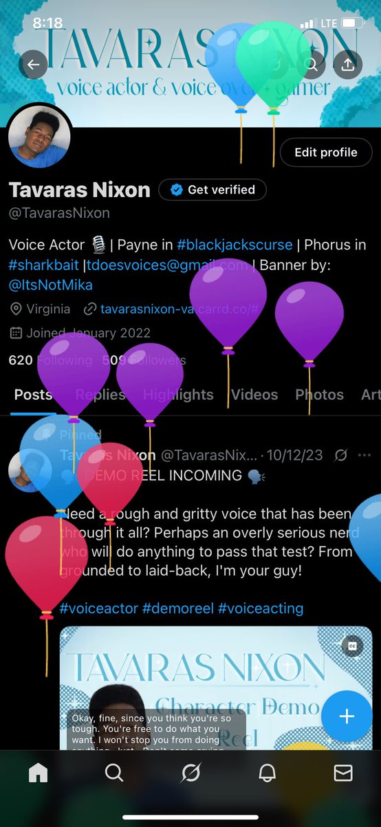 Still keeping things rolling, but today with balloons!