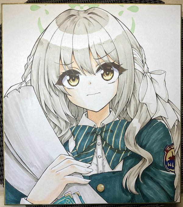 ミヨ色紙、あとは背景! 