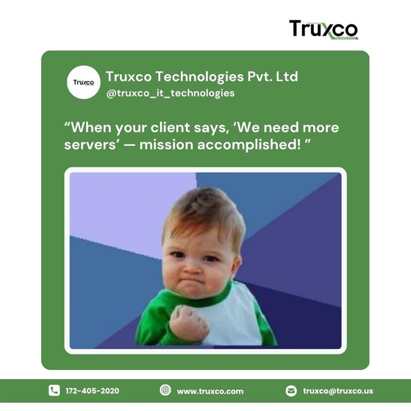 Truxco_it_tech's tweet image. 😂 That moment when your servers can’t keep up… because your client’s business is booming! 💥

At Truxco Technologies, we don’t panic — we scale up and celebrate! 🚀

Ready to grow without limits?

#TechHumor #TruxcoTechnologies #ITSolutions #ServerLife #TechMeme #DigitalGrowth
