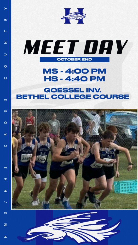 Halstead_AD's tweet photo. Goessel Cross Country Inv. Information  (Bethel College Course) https://t.co/TPryN5pnGh
