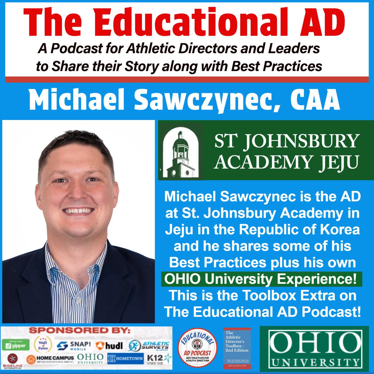 Jake von Scherrer, CMAA The Educational AD Podcast (@jakestouchdown) on Twitter photo Michael Sawczynec, CAA - St. Johnsbury Acad. Jeju in The Republic of Korea is this week's Toolbox EXTRA! open.spotify.com/episode/7Dki6s…
<a href="/coach_ad/">Coach & AD Magazine</a> <a href="/AD__insider/">Athletic Director Insider</a> <a href="/SJA_Jeju/">SJA Jeju</a> <a href="/sja_hilltoppers/">sja_hilltoppers</a> <a href="/NFHS_Org/">NFHS</a> <a href="/OhioUMAA/">Ohio University MAA</a> <a href="/ohioiaaa/">OIAAA</a> <a href="/MSawczynec/">Michael J Sawczynec, CMA, CIAA</a> <a href="/CSADAOnline/">CSADA</a> <a href="/OfficialTHSADA/">THSADA</a> <a href="/WadaWisconsin/">WADA Wisconsin</a> <a href="/MIAAAADs/">MIAAA</a> Michael Sawczynec, CAA - St. Johnsbury Acad. Jeju in The Republic of Korea is this week's Toolbox EXTRA! open.spotify.com/episode/7Dki6s…
<a href="/coach_ad/">Coach & AD Magazine</a> <a href="/AD__insider/">Athletic Director Insider</a> <a href="/SJA_Jeju/">SJA Jeju</a> <a href="/sja_hilltoppers/">sja_hilltoppers</a> <a href="/NFHS_Org/">NFHS</a> <a href="/OhioUMAA/">Ohio University MAA</a> <a href="/ohioiaaa/">OIAAA</a> <a href="/MSawczynec/">Michael J Sawczynec, CMA, CIAA</a> <a href="/CSADAOnline/">CSADA</a> <a href="/OfficialTHSADA/">THSADA</a> <a href="/WadaWisconsin/">WADA Wisconsin</a> <a href="/MIAAAADs/">MIAAA</a>