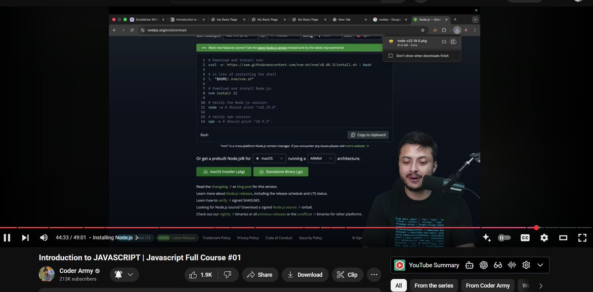 neuralnerd01's tweet image. Day 15/100 of #100DaysOfCode @rohit_negi9 

Started my JavaScript journey today!
🧠 Why HTML &amp;amp; CSS aren’t enough
🔐 Why browsers need a sandbox
💻 C++ vs JS “Hello World”
🕹️ 1995 hardware limits (8MB RAM!)
♻️ JS Garbage Collection =gamechanger
The web became interactive bc of JS