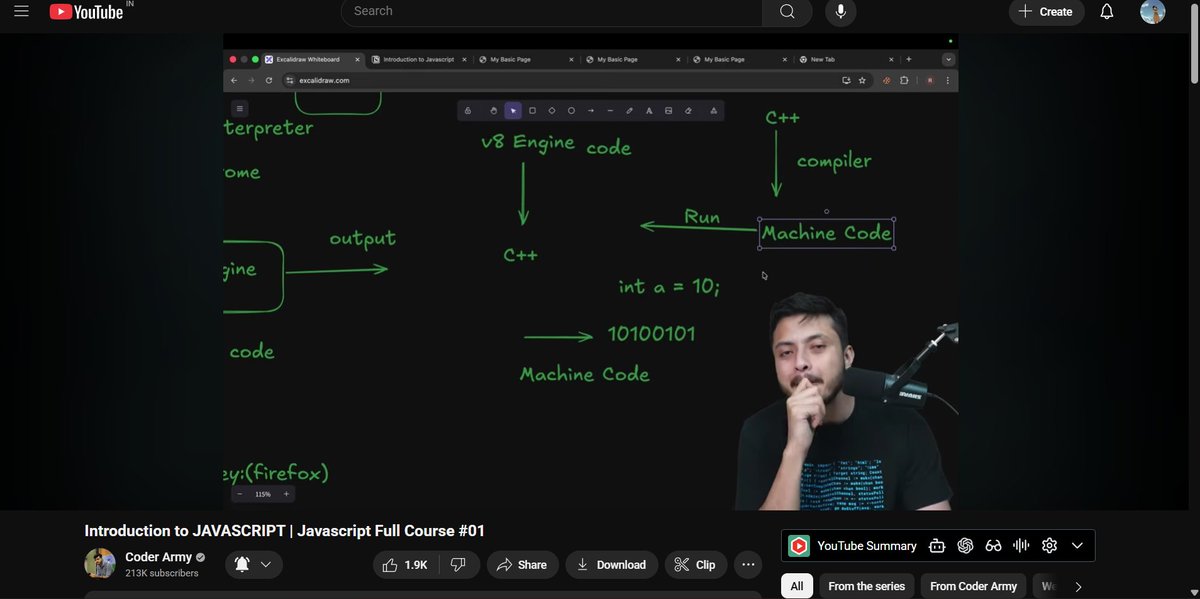 neuralnerd01's tweet image. Day 15/100 of #100DaysOfCode @rohit_negi9 

Started my JavaScript journey today!
🧠 Why HTML &amp;amp; CSS aren’t enough
🔐 Why browsers need a sandbox
💻 C++ vs JS “Hello World”
🕹️ 1995 hardware limits (8MB RAM!)
♻️ JS Garbage Collection =gamechanger
The web became interactive bc of JS