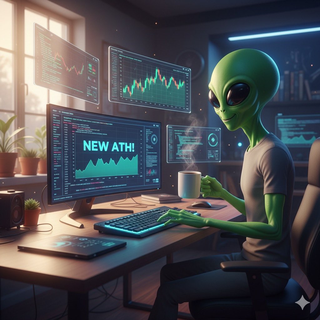 AlienKITA's tweet image. ☀️ GM, Earthlings.

The silence from space isn’t emptiness — it’s preparation.
Signals are aligning… frequencies rising… something massive is awakening in the $KITA dimension.
Stay tuned, the transmission is about to begin. 🚀
#KITA #AlienArmy #Solana #GM #NextPhase