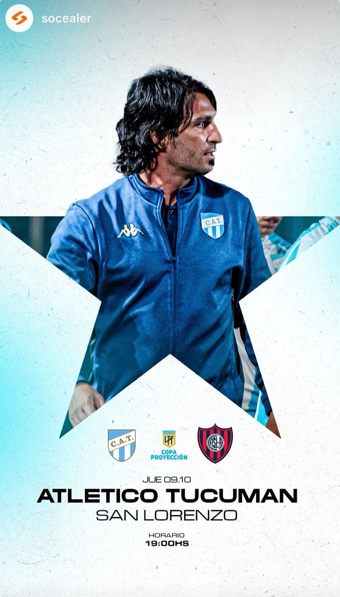 “Hoy jugamos por algo más que un resultado: jugamos por seguir haciendo historia.” ⚽️💙🦾 

“Today we play for more than just a result: we play to keep making history.”⚽️💙🦾
#atleticotucuman #decano #tucuman