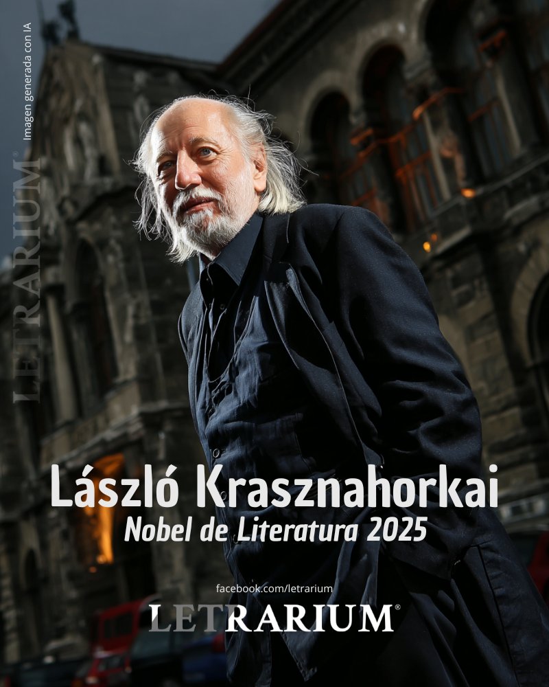 letrarium's tweet image. László Krasznahorkai
Nobel de Literatura 2025

«Por su obra convincente y visionaria que, en medio del terror apocalíptico, reafirma el poder del arte» La academia lo describe como un &quot;gran escritor épico en la tradición centroeuropea&quot;.

Nacido en Gyula, Hungría, en 1954,…