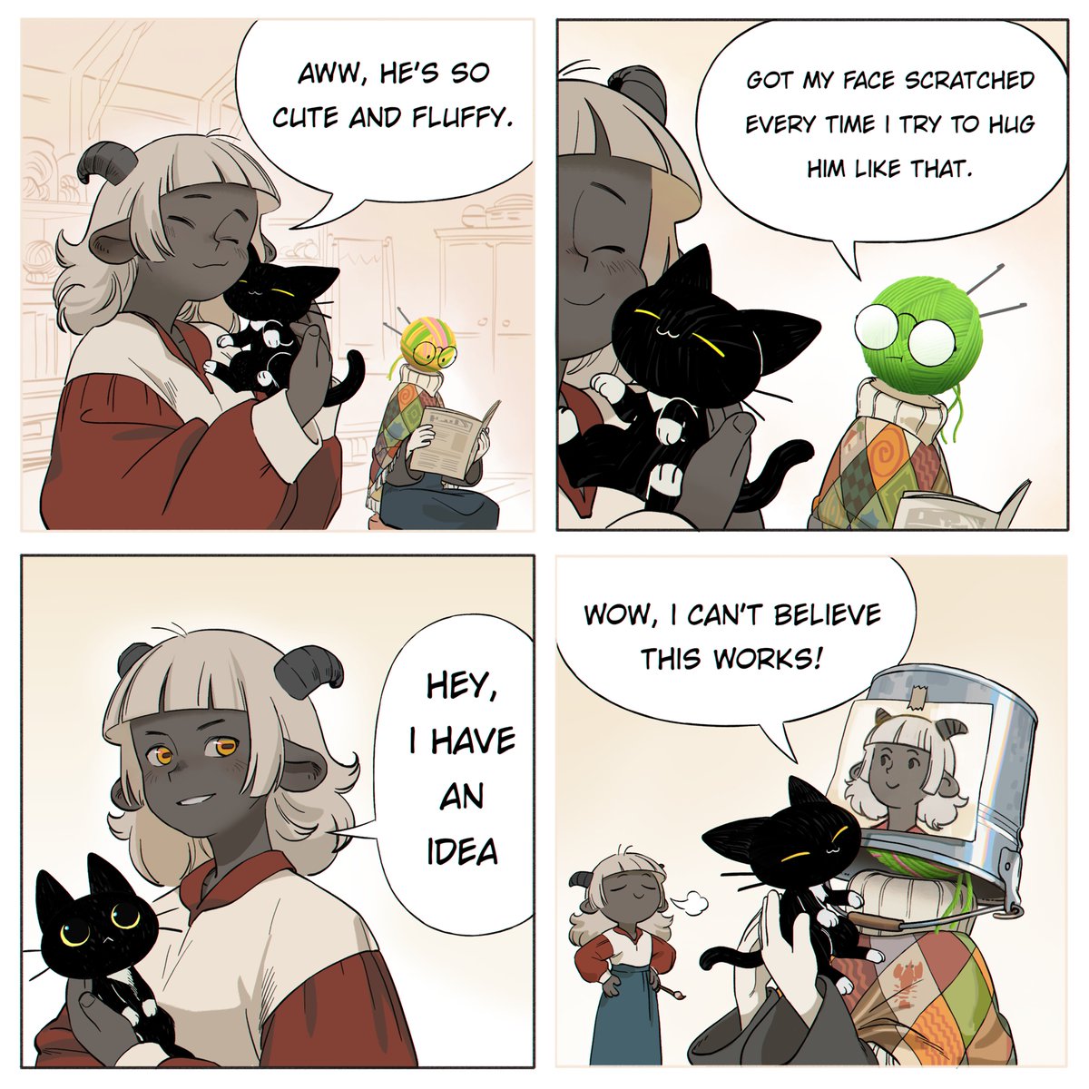 Yarn comic #5 - Introducing Green for *Envy*