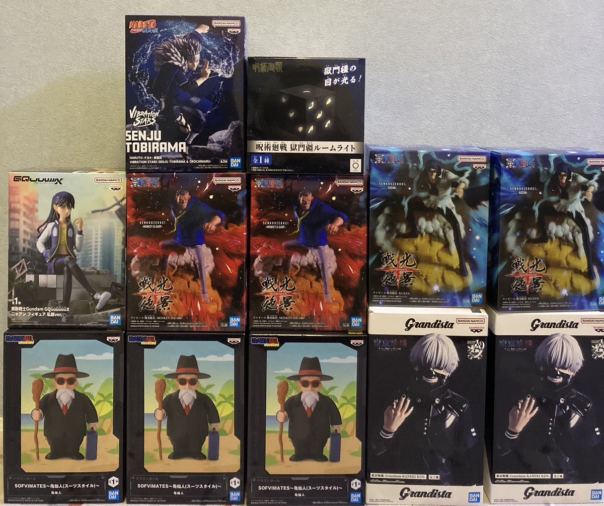 今日から妻と娘が東京行ったので1人生活です🤥

早速浪漫遊とトレルン遊ハシゴしてきた👻
やっぱりトレルン遊の方が簡単やね！
結構遠いけど😇

呪術廻戦のルームライト2個目が行列出来て焦りで取れる気しなかったため2000円くらい使って撤退🥲

もう今月は我慢します🙅‍♂️