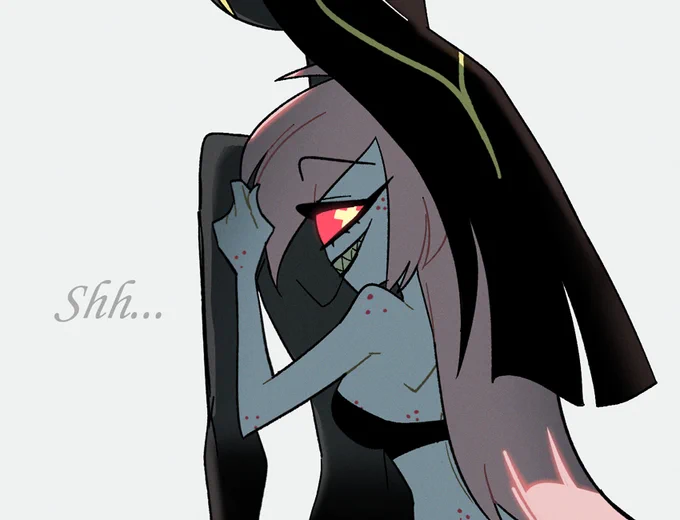 𝑺𝒉𝒉... #HazbinHotel #CherriSnake