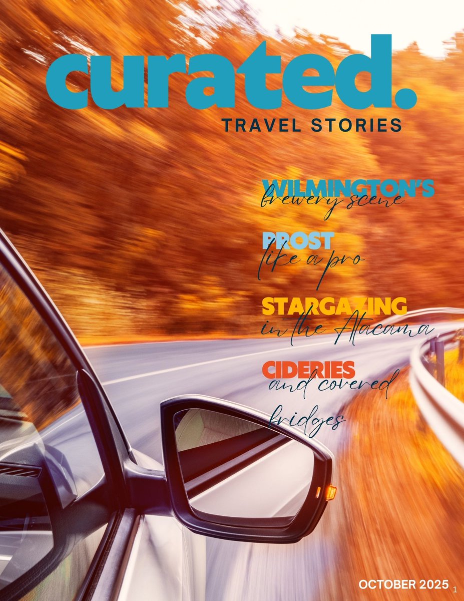 Runenfly's tweet image. 🍂 The October Issue of Curated Is Here!

From cider-scented Vermont roads to starlit nights in Chile’s Atacama Desert....

📖mailchi.mp/8a818f0847e1/h…

#Wander #FallTravel #OctoberVibes #AutumnAdventures #LuxuryTravel #Culinary #ExploreTheWorld #TravelMagazine #Travel #Hospitality