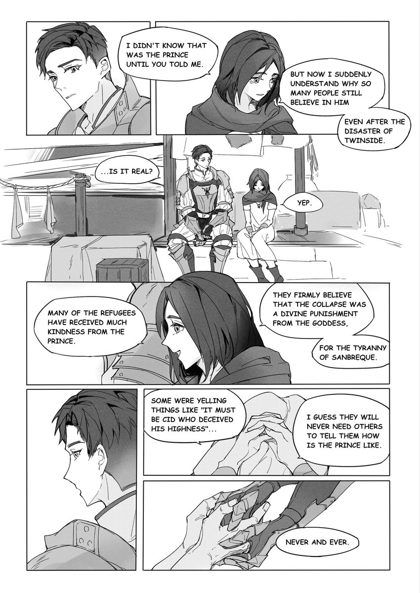 gigantickim_ff's tweet photo. Teredio - My wish (4/7)
Please read it from left to right.
The last piece included in my first book, I wrote a bit about the judgements of Dion in this one. What he has done will surely be remembered by someone. https://t.co/ml1oF4E4v4