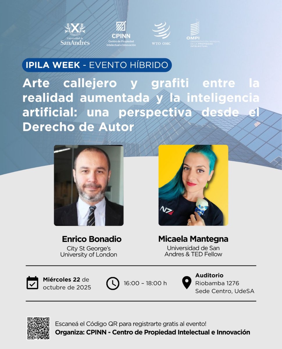 20/10 16 h. Híbrido. 

Requiere inscripción en: eventos.udesa.edu.ar/141576/detail/…