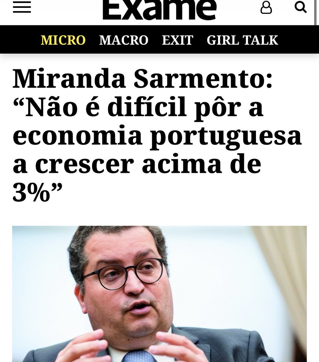 O governo prevê um crescimento de 2,3% para 2026.

Montenegro de 2023 diria que é falta de ambição e um país amordaçado. 

Na campanha é tudo fácil, principalmente quando não se tem qualquer compromisso com a verdade ou seriedade.