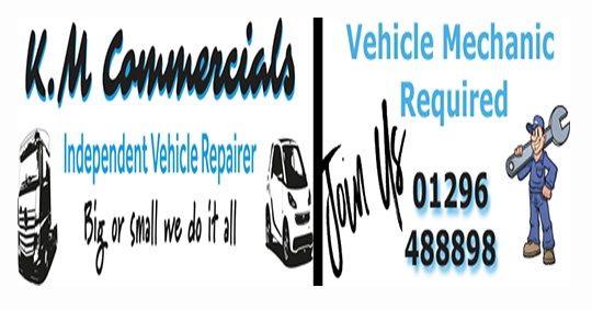 CornerMediaGro1's tweet image. KM Commercials are recruiting mechanics now! Their ad is bold and bright on our LED screens. Apply via info@kmcommercials.com #mechanicjobs #aylesburywork #cornermedia #fidigital #businessexposure