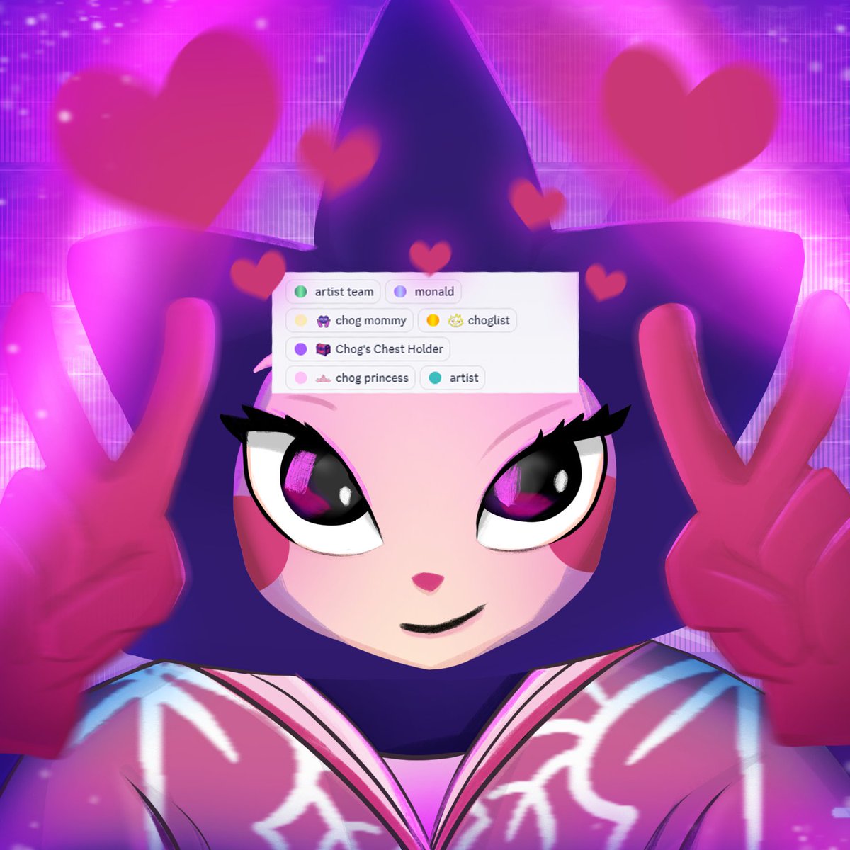 im officially monald. 

chog is inevitable. community first.

chog. world. order.💜