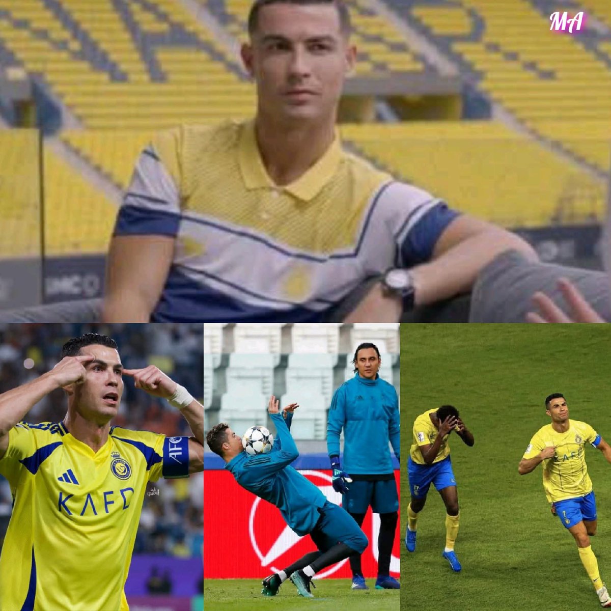 Mundo_MadridCF's tweet photo. NI ZLATAN IBRAHIMOVIC SE ATREVIO A TANTO: 

CRISTIANO RONALDO:"¿Qué quiere decir la palabra goleador? Números, el que pone la pelotita dentro del rectángulo. ¿Quien es el mayor goleador de la historia? Son números, punto final. Yo creo que soy el jugador más completo que ha existido. Es mi opinión. Una cosa es un gusto, yo creo que soy yo. Hago todo en el fútbol. Juego bien de cabeza, tiro bien faltas,tiro bien del pie izquierdo, soy rápido, soy fuerte, salto....Una cosa es un gusto, te gusta más Messi o Pelé o Maradona. Entiendo eso y lo respeto. Pero decir que Cristiano no es completo, es mentira. ¡ Soy el más completo!. Yo creo que sí. Sinceramente, yo no vi a nadie mejor que yo. Pero te lo digo de corazón ".