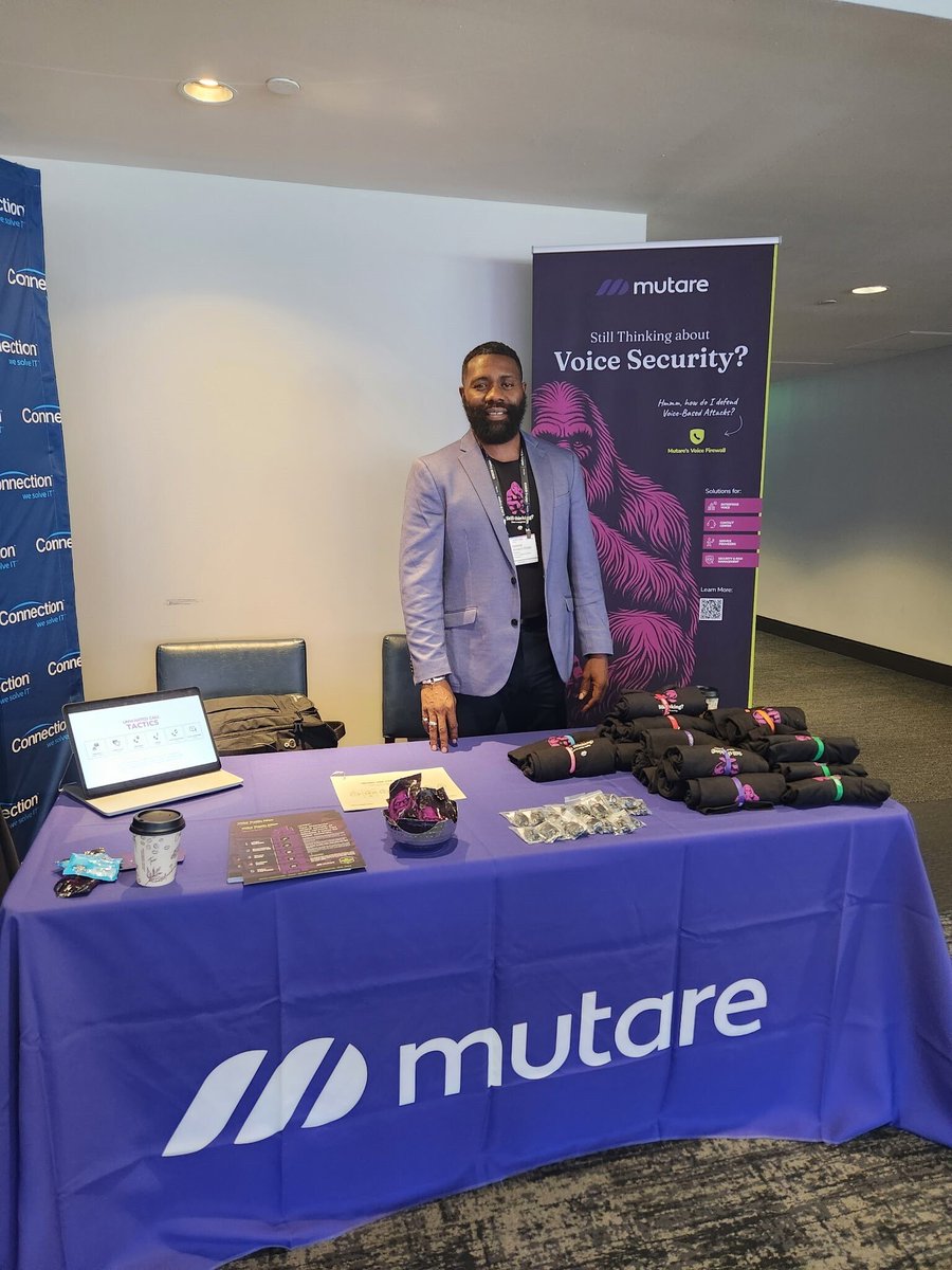 MutareInc's tweet image. We&apos;re at Gillette Stadium for @Cisco Tech Day Boston! Visit the Mutare team to discover how advanced voice security can protect your business where it matters most—your enterprise telephone network. #VoiceSecurity #CiscoTechDay #Vishing #SocialEngineering