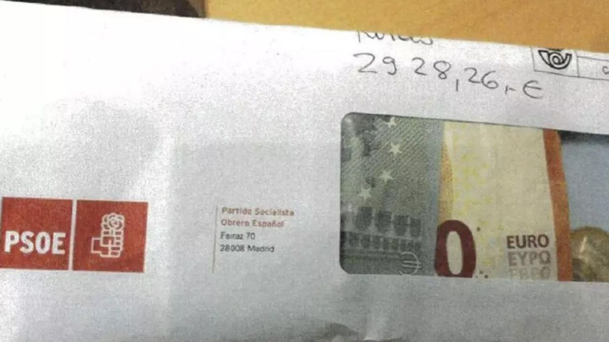 Y no se envió en este sobre.