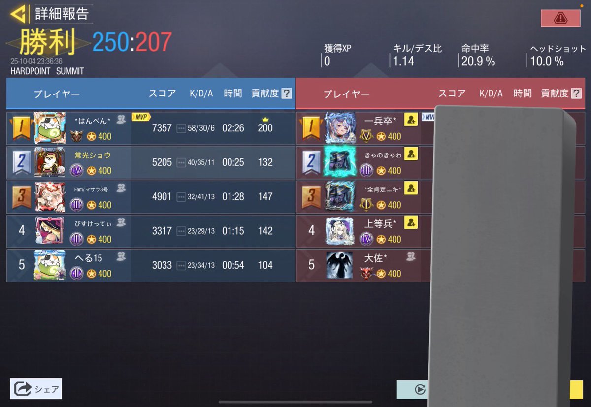 teamgegiro's tweet photo. 10/4 23時
VS @popipa_team 
2-2 draw
本日はスクリム組んで頂きありがとうございました。 https://t.co/7RPkH3au00