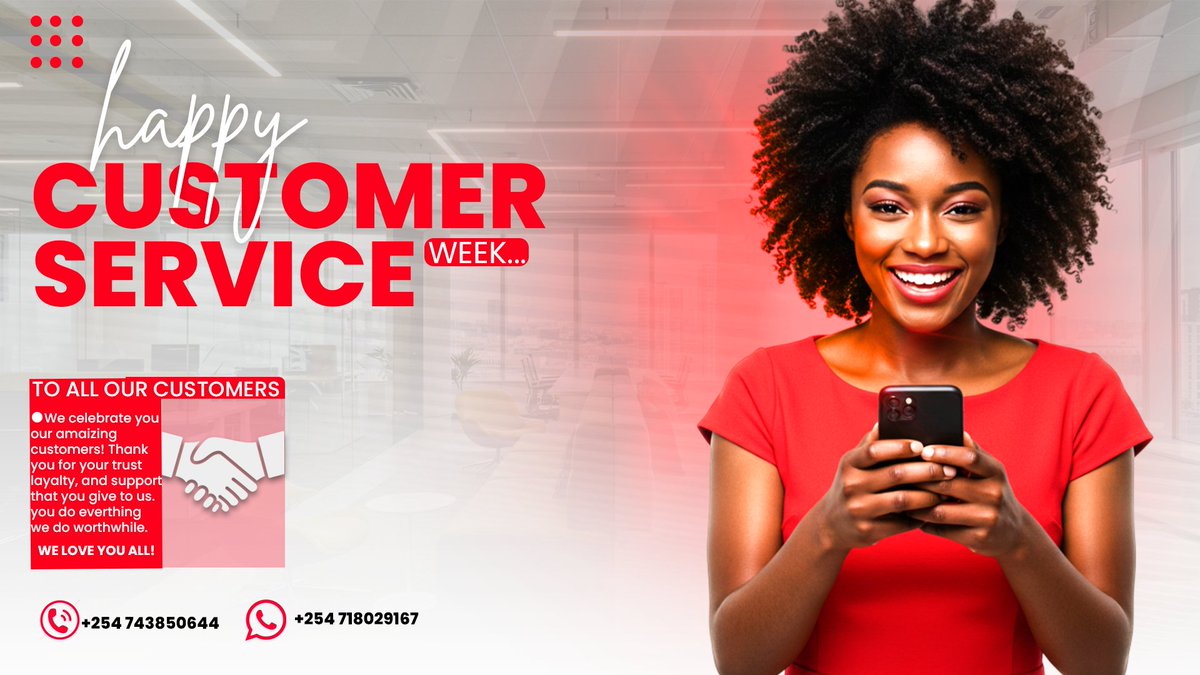 BosireStanley's tweet photo. happy customer service week
#branding #graphics #designin #worlddesigning https://t.co/oi0XvzyylG