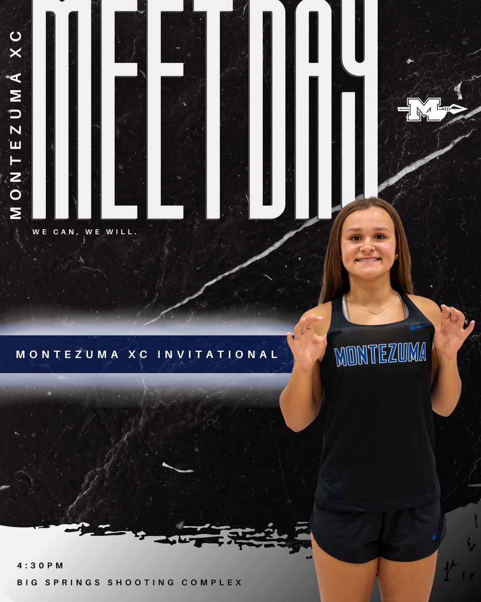 HOME MEET DAY

2025 Montezuma XC Invitational
📍 Big Springs Shooting Complex 
⏰ 4:30
🆚 10 teams (8 1A)

💻 Live results at bwracingservices.anet.live/meets/54707