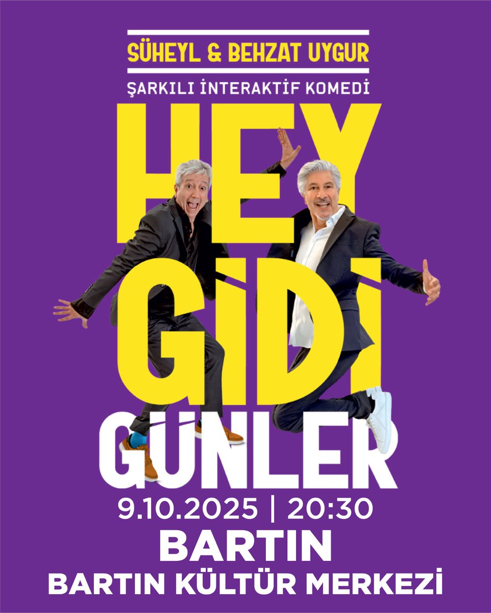 Bu akşam #Bartın 
20:30 

🎫  biletinial.com/tr-tr/tiyatro/…