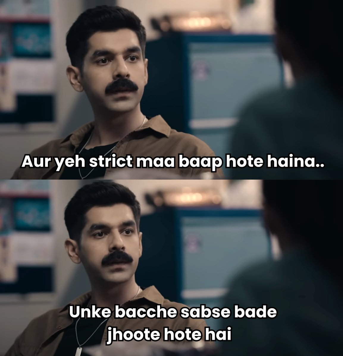 GaurangBhardwa1's tweet image. Strict maa baap 🤝 Harami aulaad