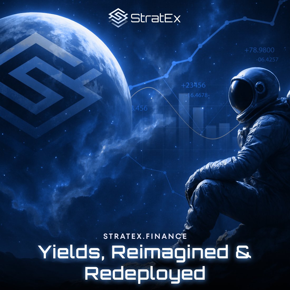 StratEx_finance's tweet image. 💡Yields, Reimagined and Redeployed.

In the early days, DeFi was about finding yield.

The next era is about taking yield and doing more with it.

StratEx vaults transform deposits into active, tokenised positions that earn, move, and compound — all while remaining onchain 🧵👇…