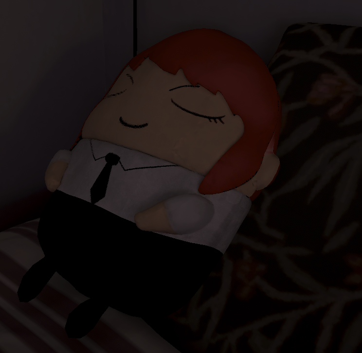 the creature slumbers