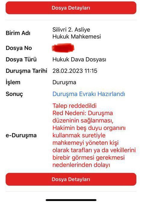 AvAykutBayrakci's tweet photo. Gelmiş geçmiş en ilginç e-duruşma red nedeni budur. 5 duyu organını da kullanmak istiyor hakim. Ben bu yaştan sonra kendimi koklatıp tattıramam. Kusura bakma sayın hakimim. Tamam avukatlık fedakarlık ister dedik ama bu kadar da değil! 🤷🏻‍♂️ https://t.co/BjQNE5QAm9