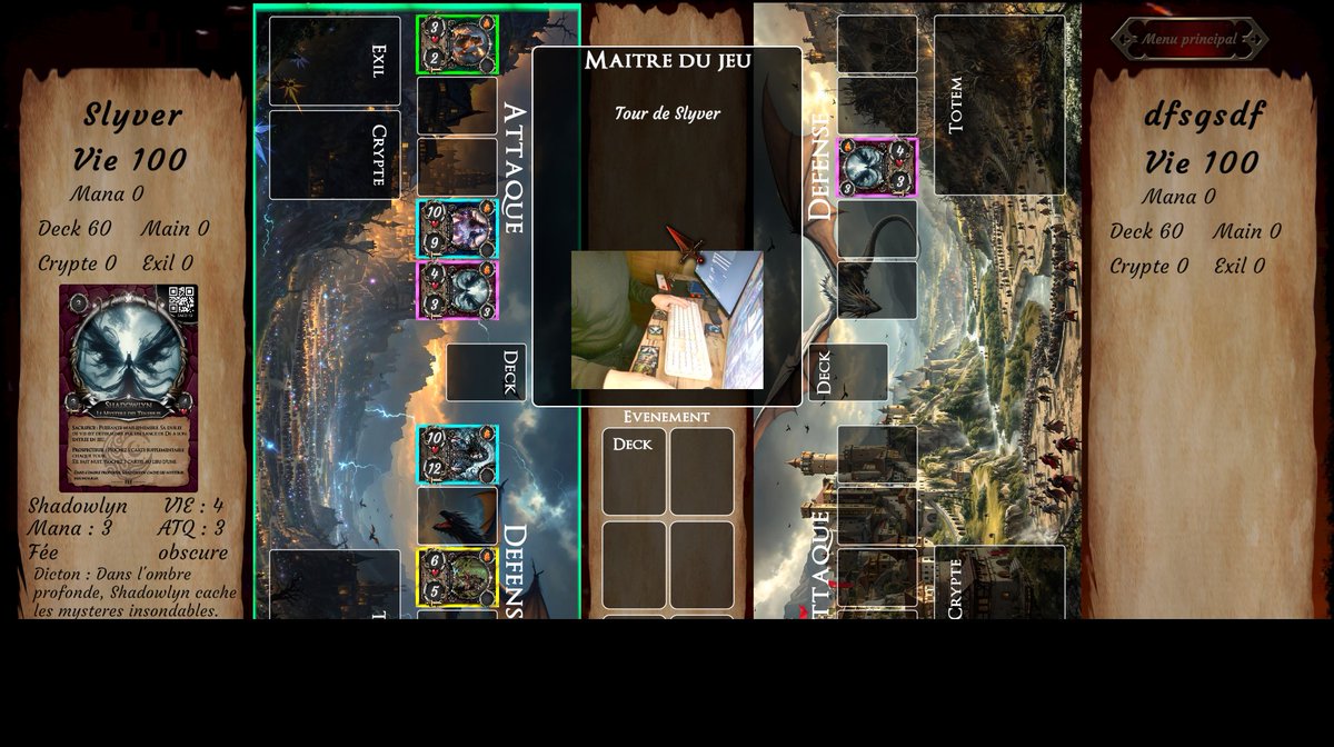 THFW_Official's tweet photo. ๐ฎ The UI phase of The Heroic Faction War is nearing completion!
Cards are now detected in real time, accurately deployed on the board, and their stats are displayed live ๐ฅ
Next step: developing the combat rules, effects, and dynamic gameplay mechanics โ๏ธ
#CCG #TCG #THFW #AiArtistCommunity #AiArtCommunity #Unity