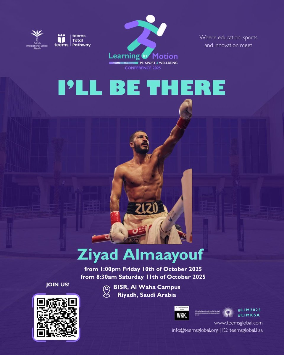 تكتب TEEMS:
مؤتمر الرياضة والصحة العالمي Sport &amp; Wellbeing Conference 2025 يستضيف أول ملاكم محترف سعودي دولي – رائد قاعد يكتب تاريخ جديد للمملكة على الساحة العالمية.

من يوم ما دخل الاحتراف في عام ٢٠٢٢، “زيزو” أشعل أكبر حلبات الملاكمة في العالم، بأسلوبه المميز وشخصيته الكاريزمية