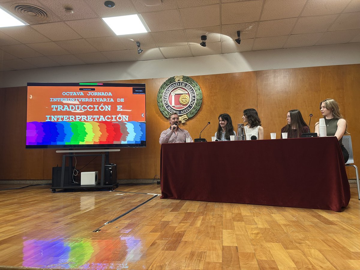 Problemáticas y herramientas para la traducción de comedia audiovisual
Carolina Nicole Castro, Julieta Feraud, Victoria García Herrero, María Sol Ottolini
Moderador: Jeremy Henson
Universidad de Belgrano