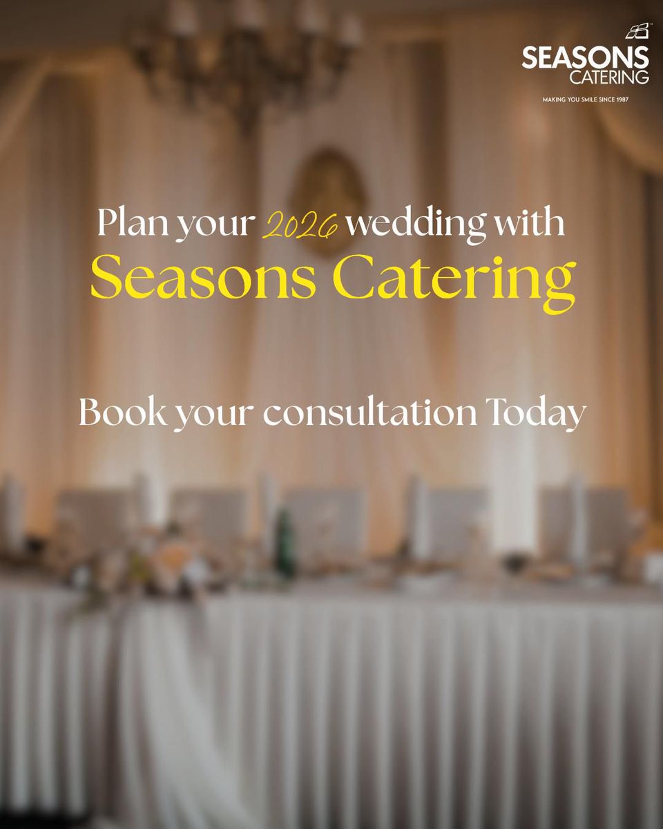 Wedding season may be here, but planning starts now! Let’s create a celebration that your guests will never forget.

 Planning your dream celebration starts now, and at Seasons Catering, we’re here to turn every detail into an unforgettable experience.