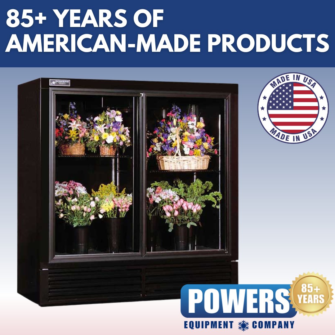 powersequipment's tweet image. For 85+ years, Powers Equipment has built American-made refrigeration that businesses trust. ❄️

✔️ Custom designs for florists, cafés &amp;amp; labs
✔️ Energy-efficient R-290 systems
✔️ Built in the USA, built to last

#CustomCoolers #MadeInUSA