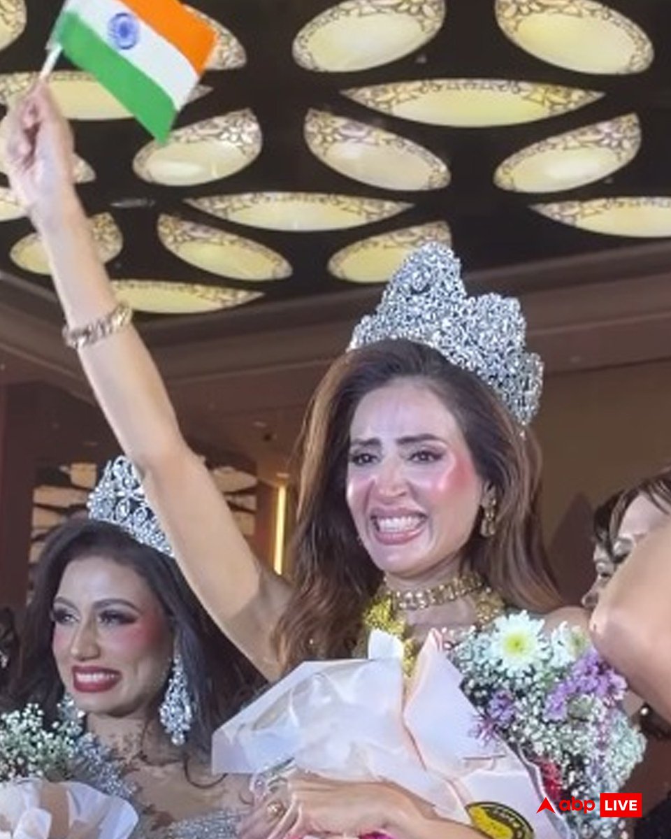 Badshahbhai7383's tweet image. 🇮🇳✨ A proud moment for India!
Sherry Singh creates history by winning the Mrs Universe 2025 crown 👑
India shines on the global stage from the Philippines 

#MrsUniverse2025 #SherrySingh