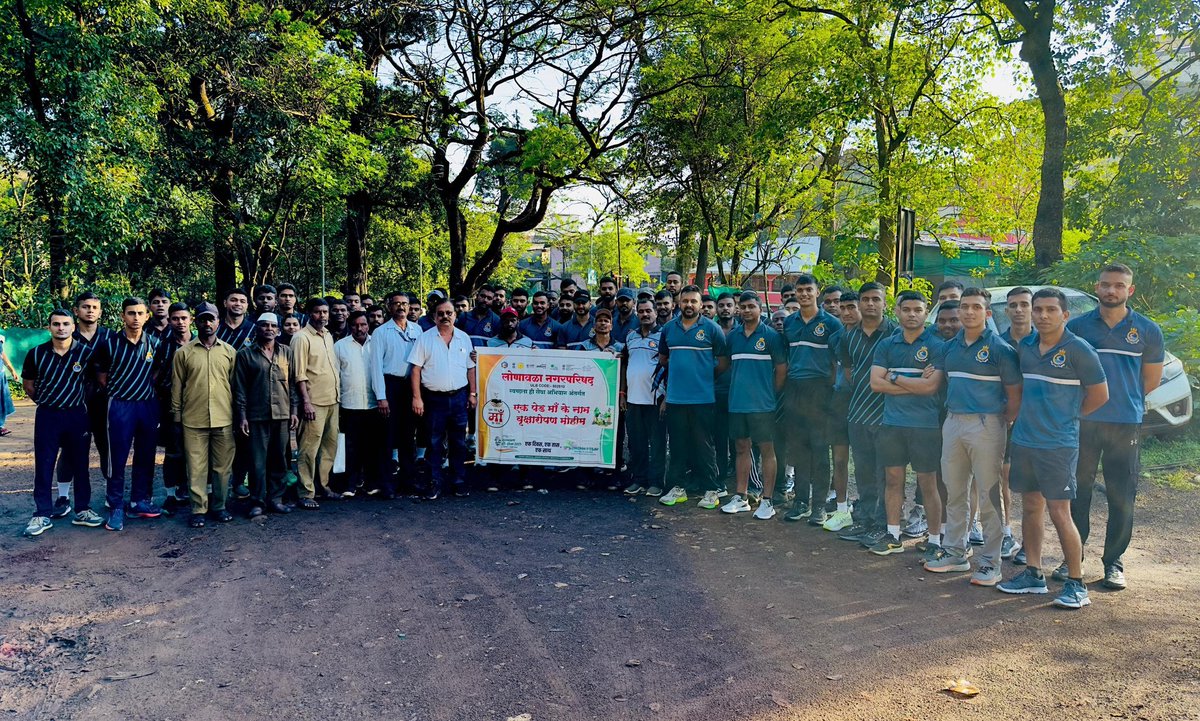 IN_INSShivaji's tweet image. *MESC@100* As a run-up to the Centennial celebrations of the Marine Engineering Specialisation Course at #INSShivaji, 100 trees were planted by trainee officers at #Lonavla in association with Muncipal Council, promoting sustainability &amp;amp; environmental stewardship to nurture a