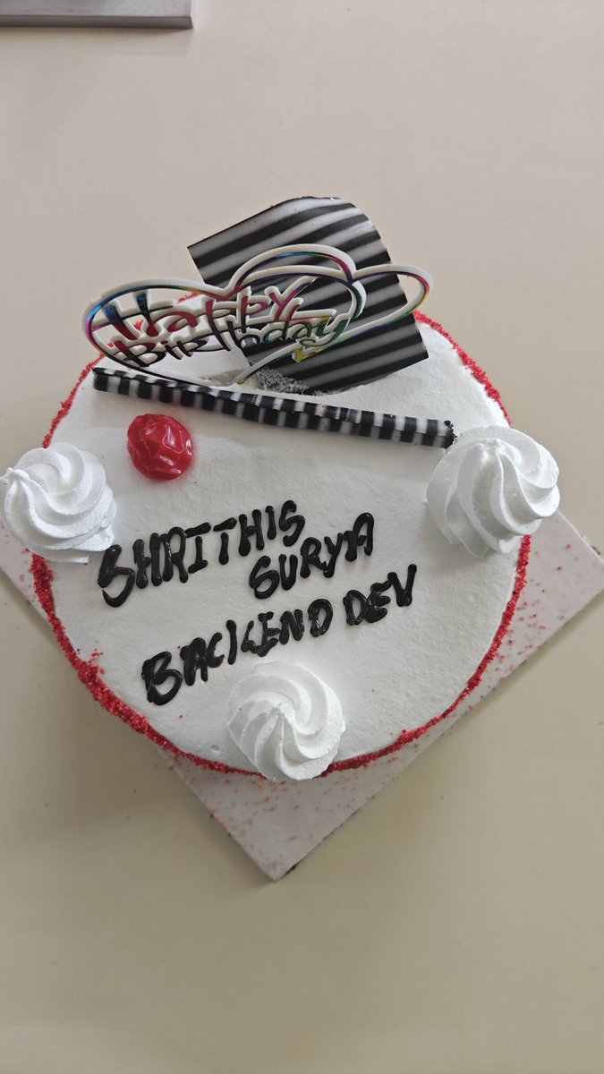 McubeInfotech's tweet image. 🎉 Happy Birthday to our Backend Wizard — Shrithis Surya!
A true Modular Man mastering Flask Blueprints & App Factory at Mcube Infotech 💙
Keep innovating & inspiring, Shrithis! 🚀
#mcubeinfotech #pythonflask #birthdayvibes